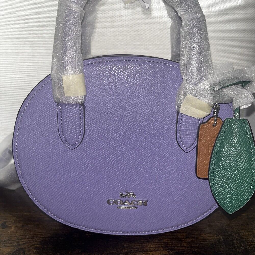 NWT Coach Blueberry Cross Body Bag - Violet $350 Retail